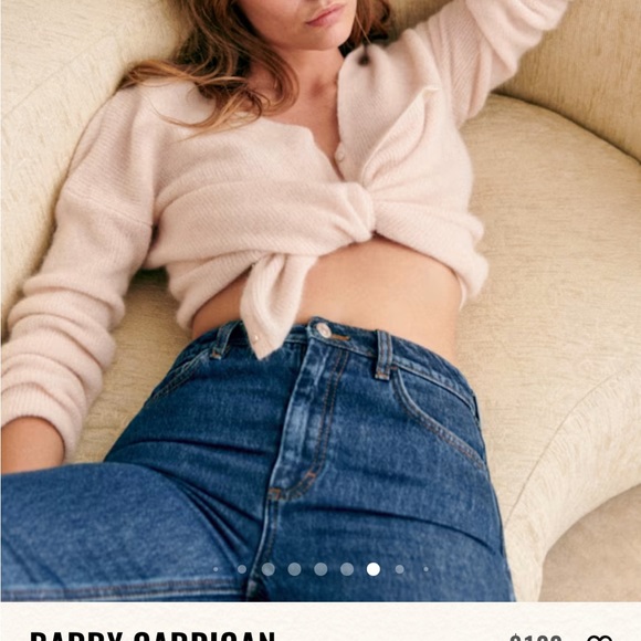 Sezane Barry Cardigan - rose - Picture 3 of 7